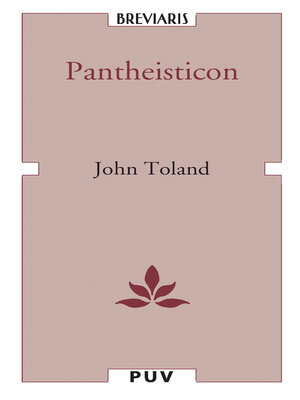 cover image of Pantheisticon